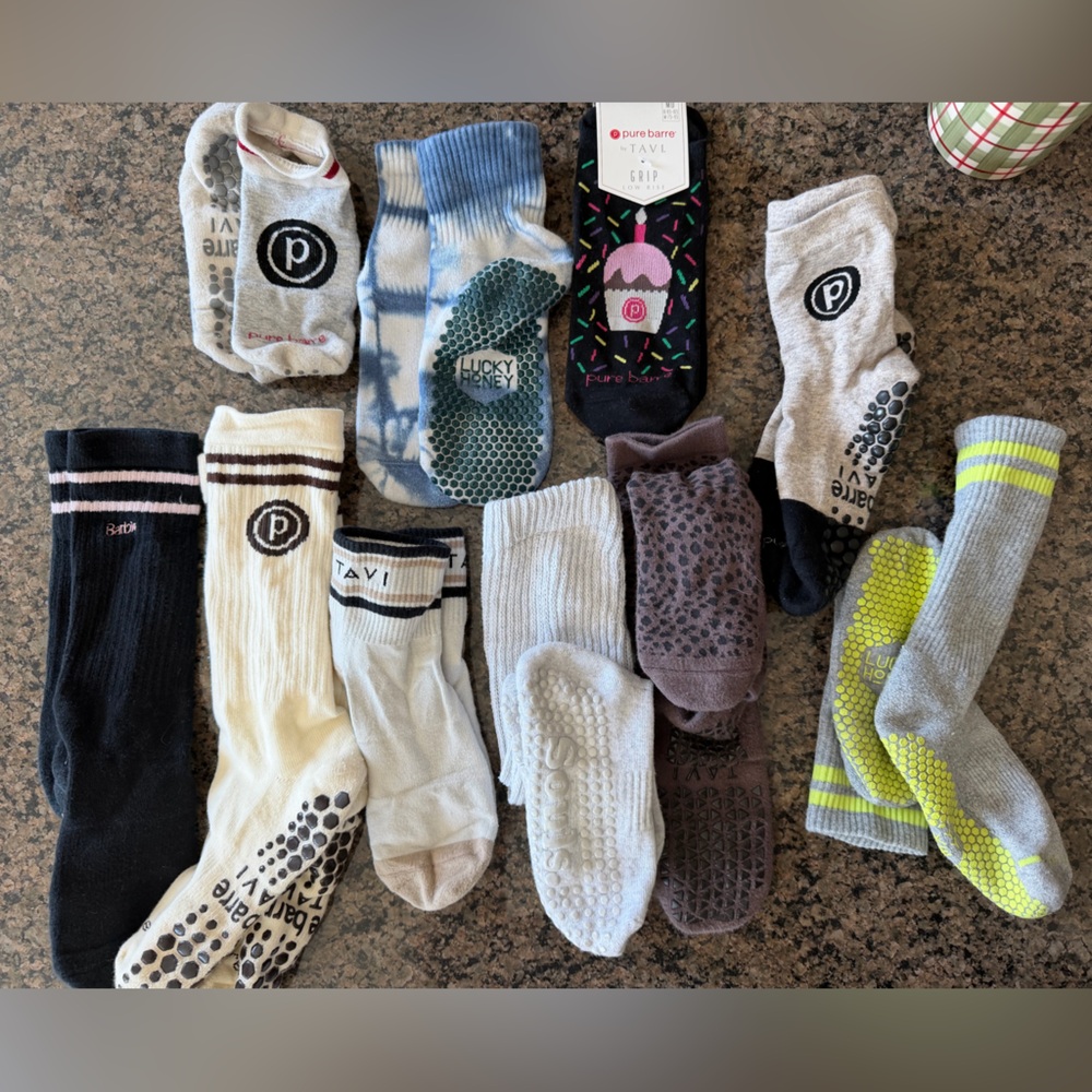 Assorted Women’s Barre Sticky Socks Collection